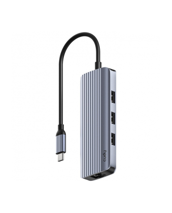 CUDY UH606 6-In-1 USB-C Hub with Gigabit nr 1