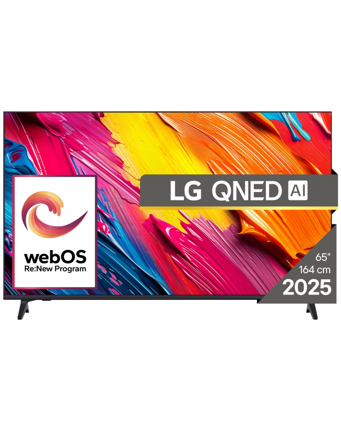Telewizor LG 65QNED70A6A QNED 65' 4K Ultra HD WebOS Dolby Atmos DVB-T2 Czarny główny