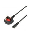 KABEL ZASILAJĄCY IBOX EURO 2-PIN AUDIO-RTV VDE 3X0,75MM MIEDŹ WTYCZKA UK - nr 1