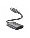 Ugreen  Czytnik kart SD/TF Ugreen CM401 USB C 5Gb/s - szary - nr 3