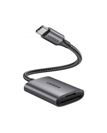 Ugreen  Czytnik kart SD/TF Ugreen CM401 USB C 5Gb/s - szary