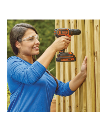 Wiertarko-wkrętarka aku 18V BDCDC18B BLACK+DECKER nr 1