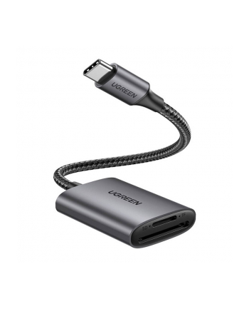 Ugreen  Czytnik kart SD/TF Ugreen CM401 USB C 5Gb/s - szary