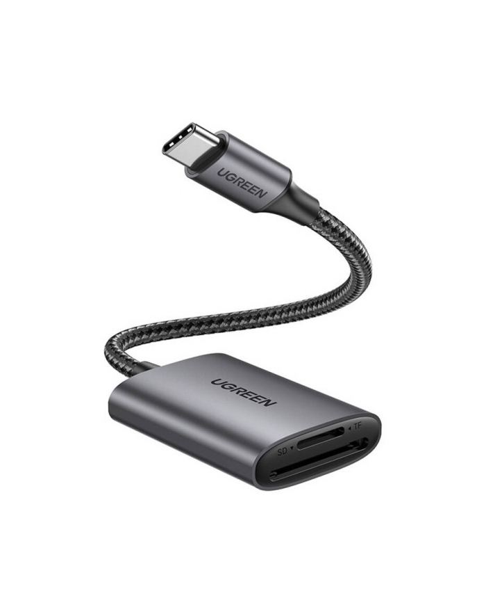 Ugreen  Czytnik kart SD/TF Ugreen CM401 USB C 5Gb/s - szary główny
