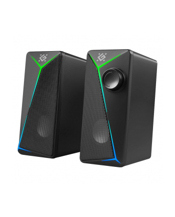 DEFENDER GLOSNIKI PC J5 20 6W LED USB CZARNE 65965