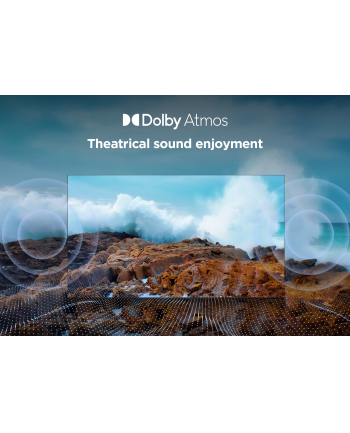 Telewizor TCL 75V6C DLED 75' 4K Ultra HD Google TV Dolby Atmos DVB-T2 Metaliczny