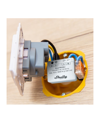 Shelly Shelly Qubino Wave PM Mini przełącznik Szary nr 1