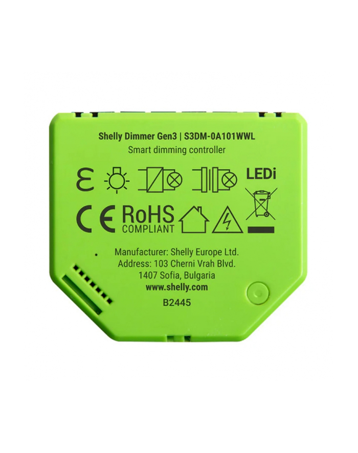 Ściemniacz oświetlenia LED z WiFi Shelly Dimmer Gen3 główny