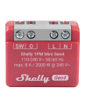 Mini przekaźnik WiFi z pomiarem energii Shelly 1PM Mini Gen4 - nr 3