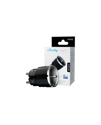 Shelly Wave Plug S - Z-Wave 800 inteligentne gniazdo Black