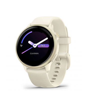 Zegarek Garmin Vivoactive 6 42mm Bone/Lunar Gold nr 2