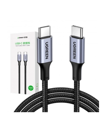 Ugreen Kabel US316 90120 USB-C - USB-C PD QC FCP 100W 5A 480Mb/s 3m - szary