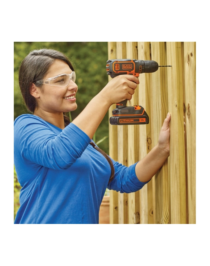 Wiertarko-wkrętarka aku 18V BDCDC18B BLACK+DECKER główny