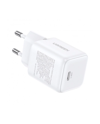 Ładowarka sieciowa Ugreen X513 30W GaN 1x USB-C - biała