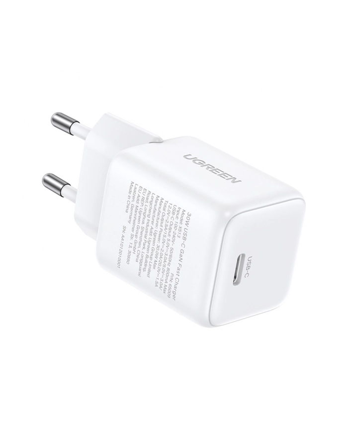 Ładowarka sieciowa Ugreen X513 30W GaN 1x USB-C - biała główny