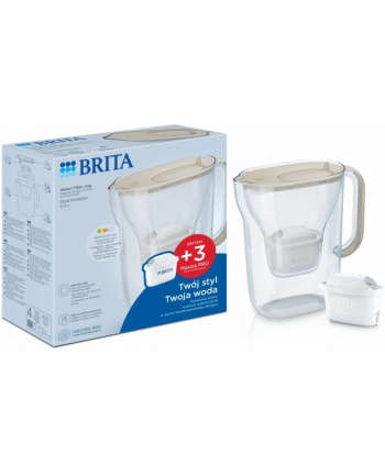 Dzbanek filtrujący Brita Style Essential biały + 4 MAXTRA PRO Pure Performance