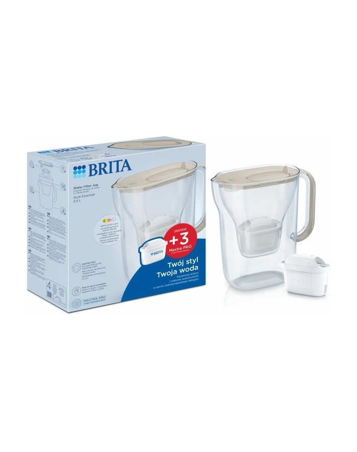 Dzbanek filtrujący Brita Style Essential biały + 4 MAXTRA PRO Pure Performance główny