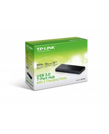 Hub TP-LINK UH720 (7x USB 30; kolor czarny) nr 1