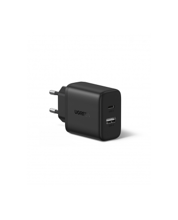 Ładowarka sieciowa Ugreen X227 20W GaN 1x USB-A  1x USB-C - czarna
