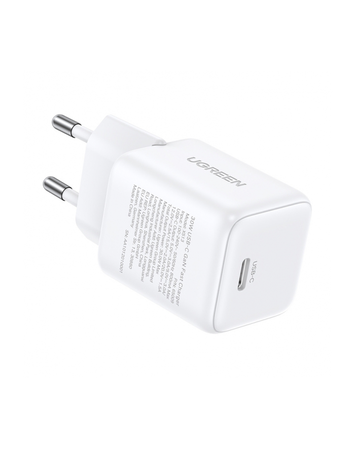 Ładowarka sieciowa Ugreen X513 30W GaN 1x USB-C - biała główny