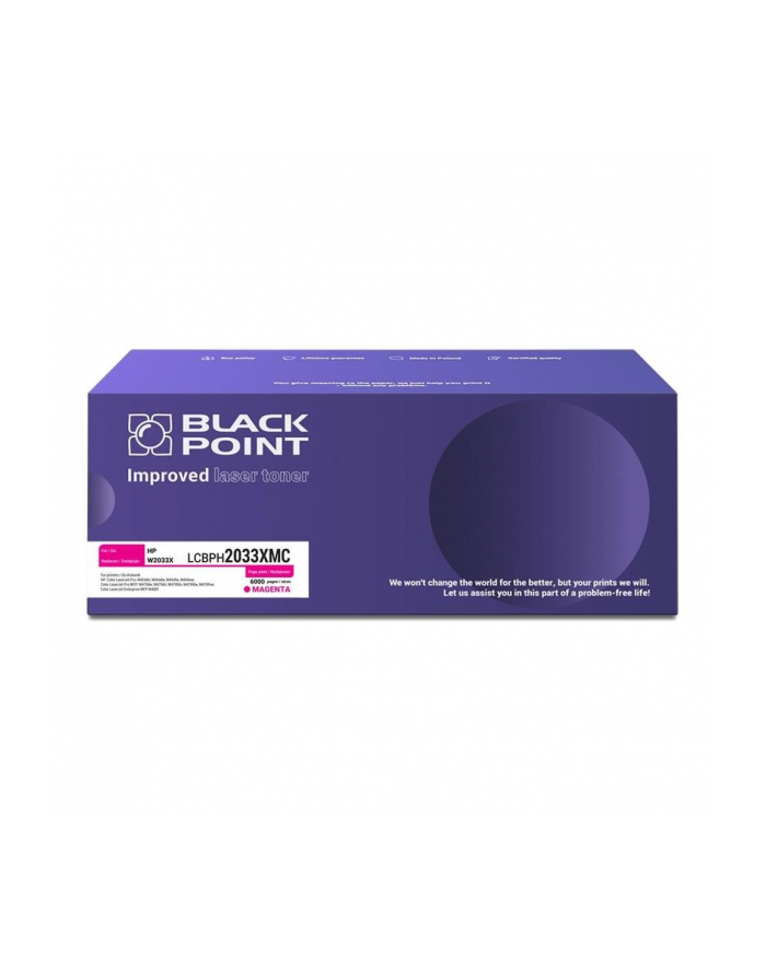 Black Point Do Hp 415X W2033X Magenta 6000 Str (LCBPH2033XMC) główny