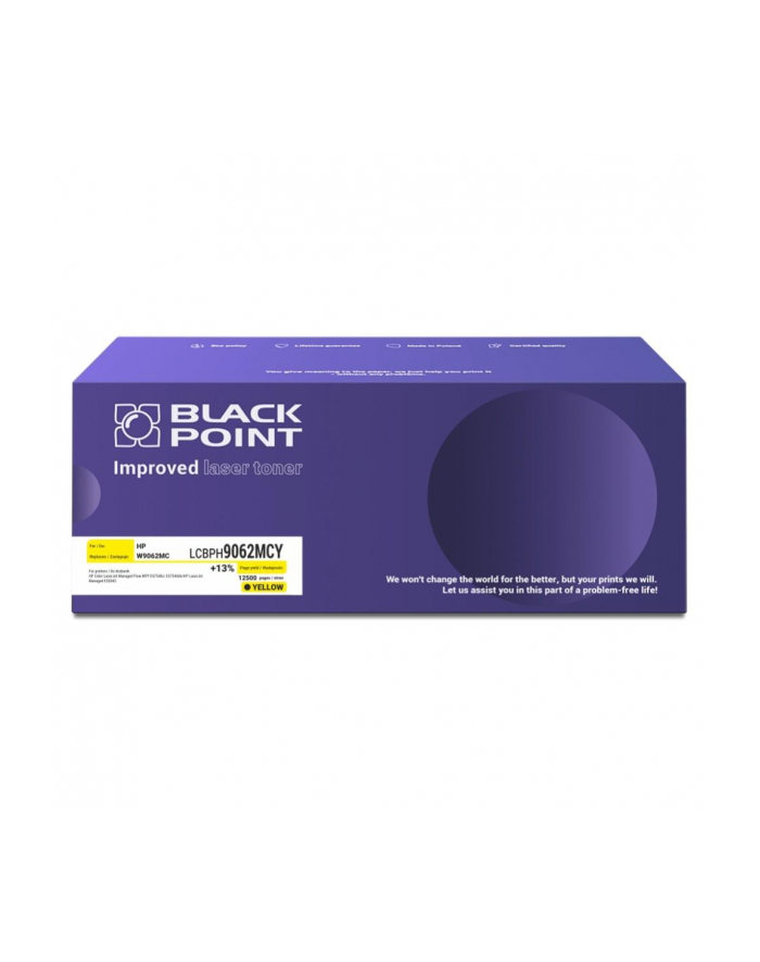 [LCBPH9062MCY] Toner Black Point zamiennik HP W9062MC yellow główny