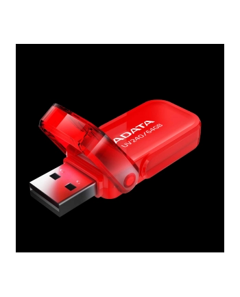 ADATA | USB Flash Drive | UV240 | 64 GB | USB 2.0 | Red