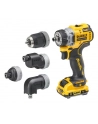 Wiertarko-wkrętarka z 4 głowicami 12V DCD703L2T DEWALT - nr 13