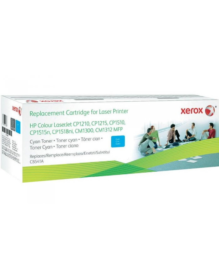 Toner Xerox do HP CP1215/1515/1518 cyjan (CB541A) 1.400 str. (495L00942) główny