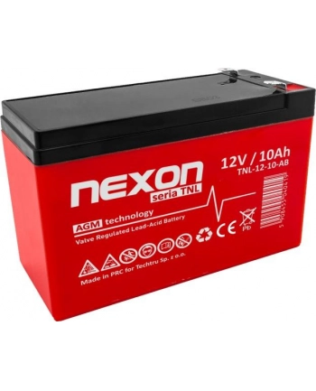 Akumulator żelowy Nexon AGM 12V 10Ah Long Life (12l) - głębokiego rozładowania i pracy cyklicznej