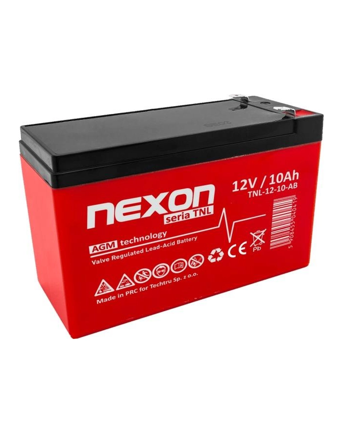 Akumulator żelowy Nexon AGM 12V 10Ah Long Life (12l) - głębokiego rozładowania i pracy cyklicznej główny