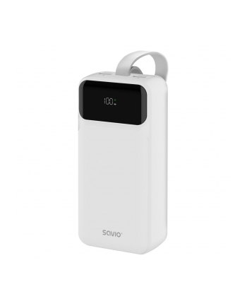 Powerbank Savio BA-11 30000mAh biały