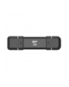 Dysk zewnętrzny SSD Silicon Power DS72 2TB USB-A USB-C 1050/850 MB/s Czarny - nr 1