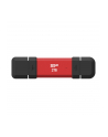 Dysk zewnętrzny SSD Silicon Power DS72 2TB USB-A USB-C (1050/850 MB/s) czerwony - nr 1