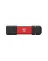 Dysk zewnętrzny SSD Silicon Power DS72 2TB USB-A USB-C (1050/850 MB/s) czerwony - nr 4