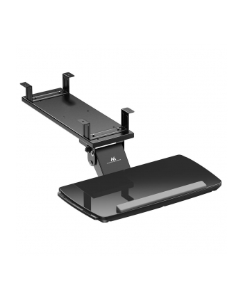 Uchwyt na klawiaturę podbiurkowy Maclean MC-156 B, regulowany, max. 5kg, czarny