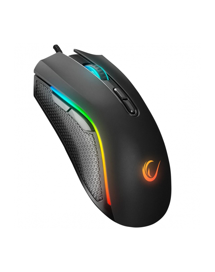 Mysz przewodowa Rampage SMX-R44V2 gamingowa 12800 DPI RGB LED 1K Hz HUANO czarna główny
