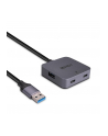 Hub USB 2.0 LINDY 4-portowy 3xUSB-A 2x USB-C - nr 1