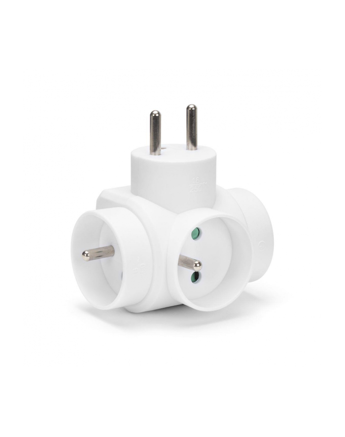 Rozgałęźnik sieciowy MONTIS MT028-WH potrójny biały główny