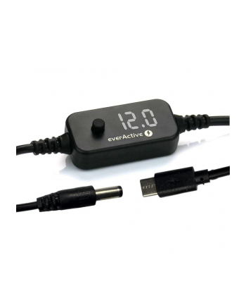 Selektor napięcia, kabel uniwersalny everActive USB-C PD - DC 5V, 9V, 12V, 15V, 20V - 10 wtyków