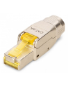 Wtyk RJ45 DIGITUS kat.6A, PoE++, 10GbE, ekranowany, metalowy, beznarzędziowy, AWG 27-22,linka/drut - nr 13