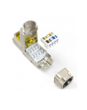 Wtyk RJ45 DIGITUS kat.6A, PoE++, 10GbE, ekranowany, metalowy, beznarzędziowy, AWG 27-22,linka/drut - nr 14