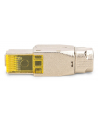 Wtyk RJ45 DIGITUS kat.6A, PoE++, 10GbE, ekranowany, metalowy, beznarzędziowy, AWG 27-22,linka/drut - nr 15