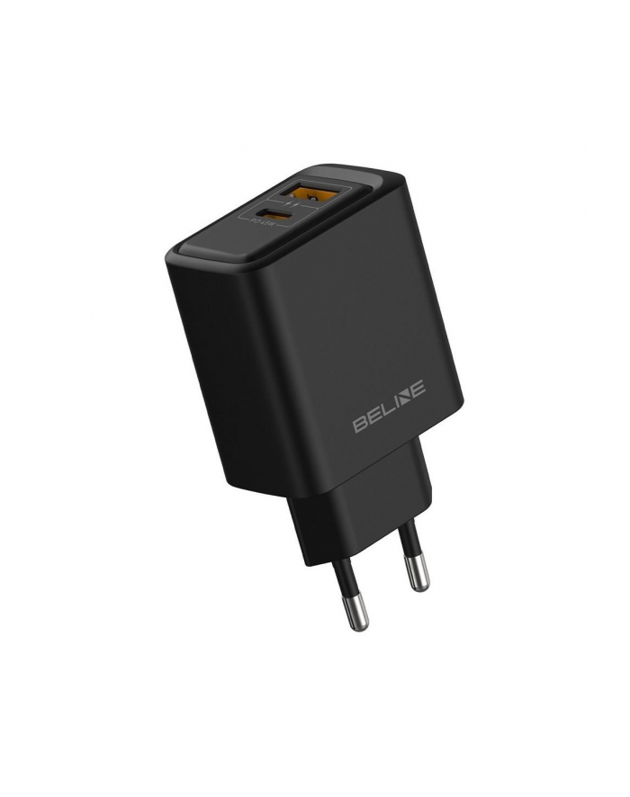 Ładowarka sieciowa Beline 45W 1xUSB-C + 1xUSB GaN PD 3.0 QC 3.0 bez kabla - czarna główny