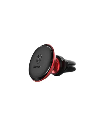 Uchwyt magnetyczny samochodowy na telefon do kratki Baseus C40141201913-00 czerwony
