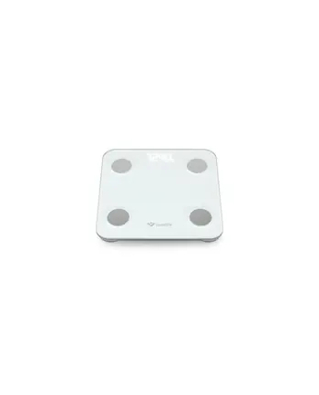 Waga diagnostyczna bluetooth TrueLife FitScale W1 BT biała kolorowy LCD 0,2 ~ 180 kg iOS, System Android
