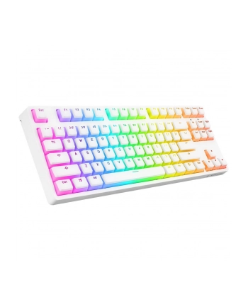Klawiatura mechaniczna Rampage TKL GHOST Huano Red Switch biała