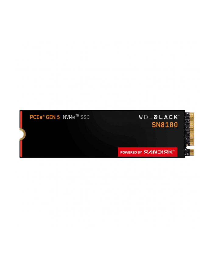 sandisk Dysk SSD WD Black SN8100 8TB M.2 2280 PCIe 5.0 NVMe (14900/13200 MB/s) WDS800T1X0M bez radiatora główny