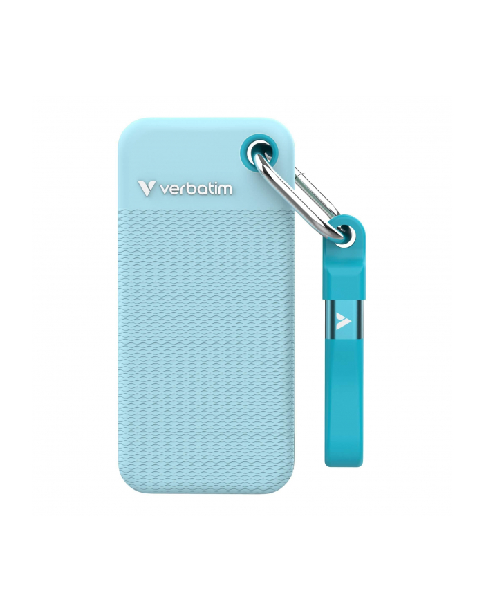 Dysk SSD zewnętrzny Verbatim Pocket 2TB USB-C 3.2 Gen 2 niebieski główny