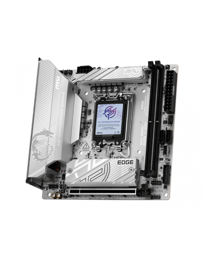  Płyta MSI MPG B860I EDGE TI WIFI /B860/DDR5/SATA3/M.2/TB4/WiFi/BT/PCIe5.0/s.1851/Mini-ITX główny